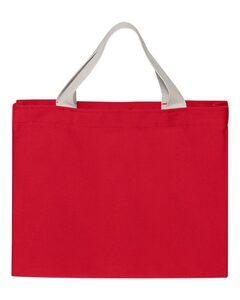 Bayside 750 - USA-Made Medium Gusset Tote Red