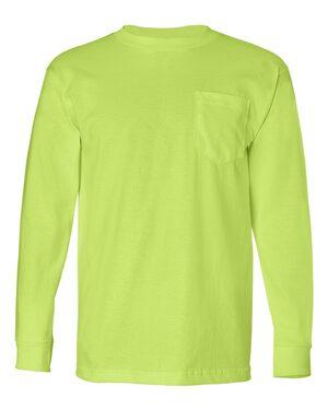 Bayside 8100 - USA-Made Long Sleeve T-Shirt with a Pocket