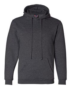 Bayside 960 - USA-Made Hooded Sweatshirt Charcoal Heather