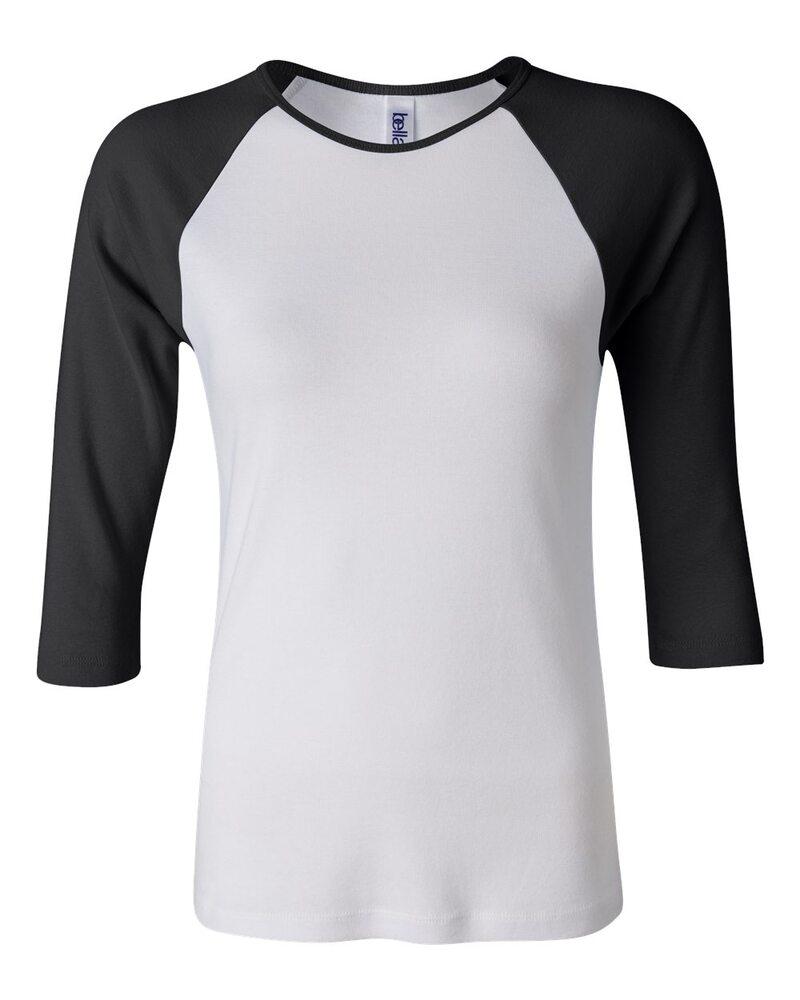 Bella+Canvas 2000 - Ladies' Baby Rib Three-Quarter Sleeve Raglan T-Shirt