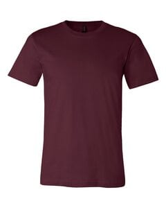 Bella+Canvas 3001 - Unisex Short Sleeve Jersey T-Shirt Maroon
