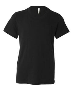 Bella+Canvas 3001Y - Youth Short Sleeve Crewneck Jersey T-Shirt Black