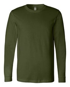 Bella+Canvas 3501 - Long Sleeve Jersey T-Shirt Olive Green