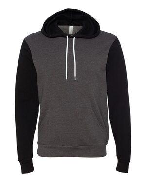 Bella+Canvas 3719 - Unisex Poly/Cotton Hooded Pullover Sweatshirt