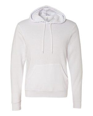 Bella+Canvas 3719 - Unisex Poly/Cotton Hooded Pullover Sweatshirt