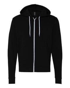 Bella+Canvas 3739 - Unisex Full-Zip Hooded Sweatshirt Black