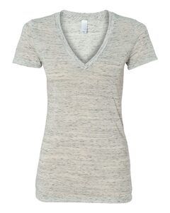 Bella+Canvas 6035 - Deep V-Neck Jersey T-Shirt White Marble