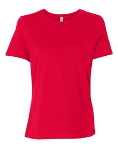 Bella+Canvas 6400 - Relaxed Short Sleeve Jersey T-Shirt Red