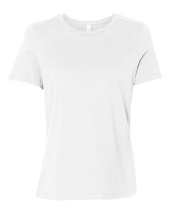 Bella+Canvas 6400 - Relaxed Short Sleeve Jersey T-Shirt White