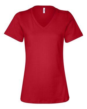 Bella+Canvas 6405 - Relaxed Short Sleeve Jersey V-Neck T-Shirt