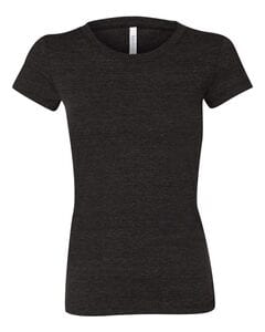 Bella+Canvas 8413 - Ladies' Triblend Short Sleeve T-Shirt Charcoal-Black Triblend