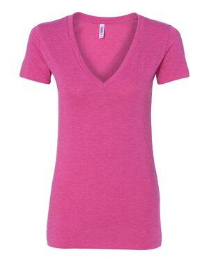 Bella+Canvas 8435 - Ladies Triblend Deep V-Neck T-Shirt