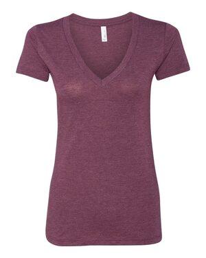 Bella+Canvas 8435 - Ladies Triblend Deep V-Neck T-Shirt