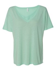 Bella+Canvas 8815 - Ladies Flowy V-Neck Drop-Sleeve Tee