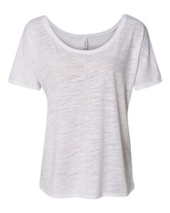 Bella+Canvas 8816 - Ladies' Flowy Simple Tee White Slub