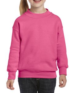 Gildan 18000B - Youth Heavy Blend™ Crewneck Sweatshirt Safety Pink
