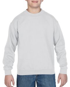 Gildan 18000B - Youth Heavy Blend™ Crewneck Sweatshirt White