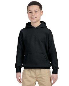 Gildan 18500B - Heavy Blend™ Youth Hooded Sweatshirt Black