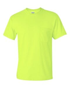 Gildan 2300 - Ultra Cotton™ T-Shirt with a Pocket Safety Green