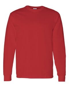 Gildan 5400 - Heavy Cotton Long Sleeve T-Shirt Red