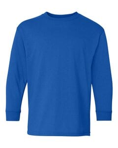Gildan 5400B - Youth Heavy Cotton Long Sleeve T-Shirt Royal blue