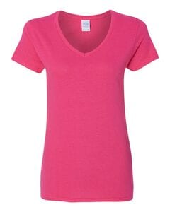 Gildan 5V00L - Ladies' Heavy Cotton V-Neck T-Shirt with Tearaway Label Heliconia