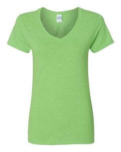 Gildan 5V00L - Ladies' Heavy Cotton V-Neck T-Shirt with Tearaway Label Lime