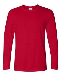 Gildan 64400 - Softstyle Long Sleeve T-Shirt Cherry red