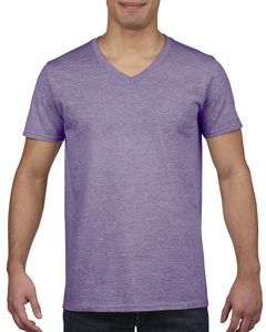 Gildan 64V00 - Softstyle V-Neck T-Shirt Heather Purple