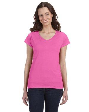 Gildan 64V00L - Ladies Softstyle V-Neck T-Shirt