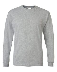 Gildan 8400 - DryBlend™ 50/50 Long Sleeve T-Shirt Sport Grey