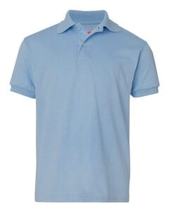 Hanes 054Y - Youth Jersey 50/50 Sport Shirt Light Blue