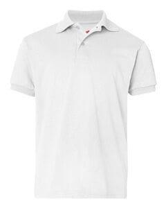 Hanes 054Y - Youth Jersey 50/50 Sport Shirt White