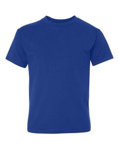 Hanes 498Y - Hanes® Youth Nano-T® Cotton T-Shirt Deep Royal