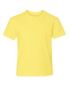 Hanes 498Y - Hanes® Youth Nano-T® Cotton T-Shirt Yellow