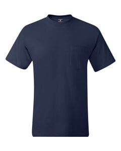 Hanes 5190 - Beefy-T® with a Pocket Navy