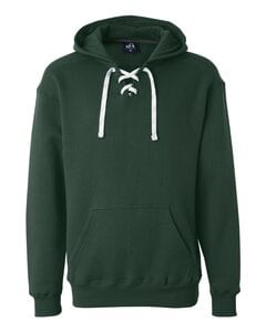 J. America 8830 - Sport Lace Hooded Sweatshirt Forest