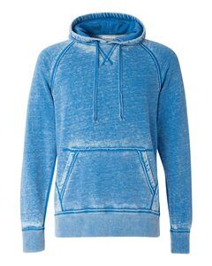 J. America 8915 - Vintage Zen Fleece Hooded Pullover Sweatshirt Royal blue
