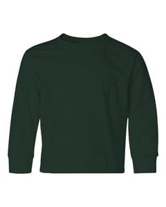 JERZEES 29BLR - Heavyweight Blend™ 50/50 Youth Long Sleeve T-Shirt Forest Green