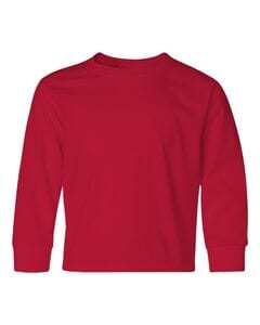 JERZEES 29BLR - Heavyweight Blend™ 50/50 Youth Long Sleeve T-Shirt True Red