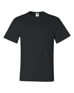 JERZEES 29MPR - Heavyweight Blend™ 50/50 T-Shirt with a Pocket Black