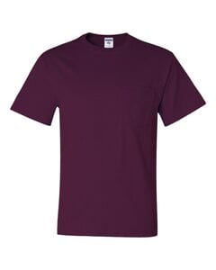 JERZEES 29MPR - Heavyweight Blend™ 50/50 T-Shirt with a Pocket Maroon