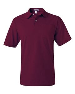 JERZEES 436MPR - SpotShield™ 50/50 Sport Shirt with a Pocket Maroon