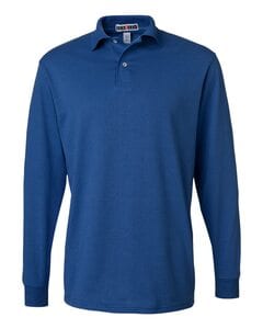 JERZEES 437MLR - SpotShield™ 50/50 Long Sleeve Sport Shirt Royal blue