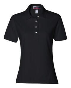 JERZEES 437WR - Ladies' Spotshield™ 50/50 Sport Shirt Black