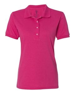 JERZEES 437WR - Ladies' Spotshield™ 50/50 Sport Shirt Cyber Pink