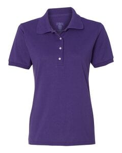 JERZEES 437WR - Ladies' Spotshield™ 50/50 Sport Shirt Deep Purple