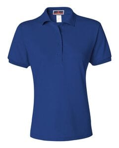 JERZEES 437WR - Ladies' Spotshield™ 50/50 Sport Shirt Royal blue