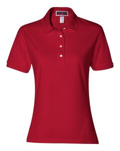 JERZEES 437WR - Ladies' Spotshield™ 50/50 Sport Shirt True Red