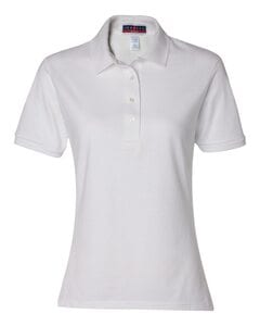 JERZEES 437WR - Ladies' Spotshield™ 50/50 Sport Shirt White